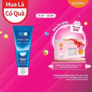 Kem Rửa Mặt Giúp Dưỡng Sáng Perfect White Cleanser Hada Labo 80Gr