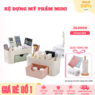 RẤT RẺ SHOP Kệ Đựng Mỹ Phẩm Bằng Nhựa - Kệ Để Mỹ Phẩm Gọn Gàng, Ngăn Nắp