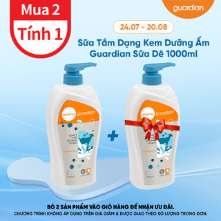 Sữa Tắm Dạng Kem Dưỡng Ẩm Guardian Essential Goat's Milk Moisturising Shower Cream Sữa Dê 1000ml