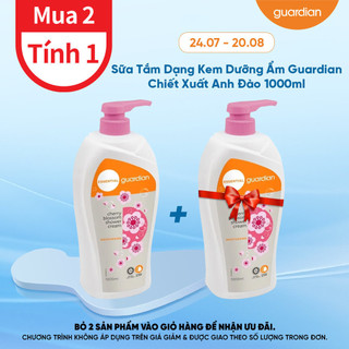 Sữa Tắm Dạng Kem Dưỡng Ẩm Guardian Essential Cherry Blossom Moisturising Shower Cream Chiết Xuất Anh Đào 1000ml