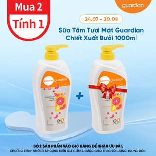 Sữa Tắm Tươi Mát Guardian Essential Grapefruit Refreshing Body Wash Chiết Xuất Bưởi 1000ml