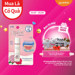 Son Dưỡng Lipice Lipbalm Pomegranate Hương Lựu 4,3Gr