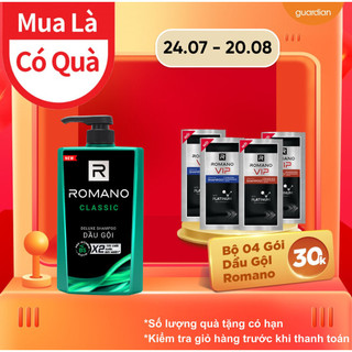 Dầu gội hương nước hoa classic romano 650gr
