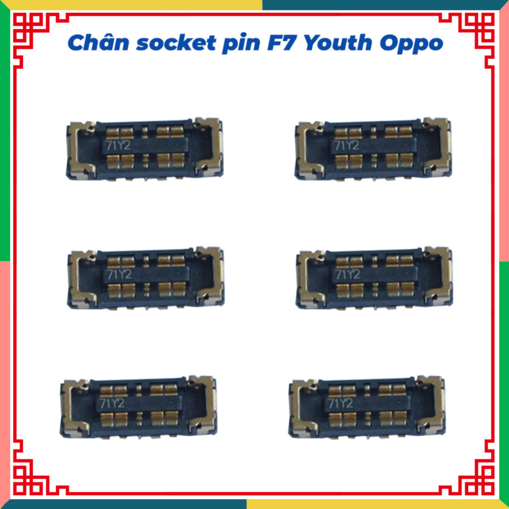Chân socket pin trên main F7 youth oppo ,hàng mới về