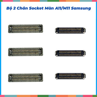 Bộ 2 chân socket màn hình trên main A11, M11 samsung ,hàng mới về