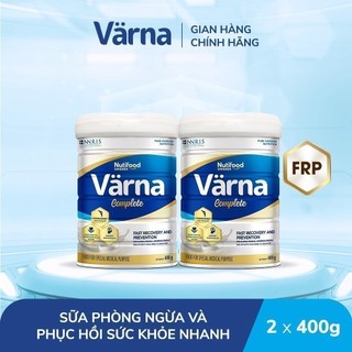 Bộ 2 Lon sữa bột Värna Complete lon 400g - Phòng ngừa & Phục hồi nhanh - Varna