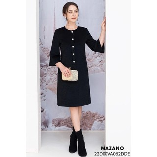 Đầm Suông A Nẹp Giả Khuy Đá Trang Trí nữ Mazano