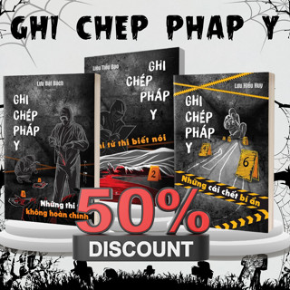 Sách - Combo 3 Cuốn : Ghi Chép Pháp Y (Tập 1+2+3)