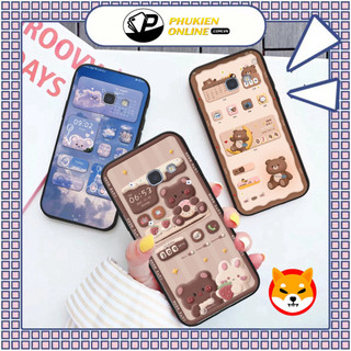 Ốp lưng Samsung A3 2017 / A5 2017 / A7 2017 / A7 2016 in hình gấu , thỏ hồng chibi dễ thương siêu đẹp