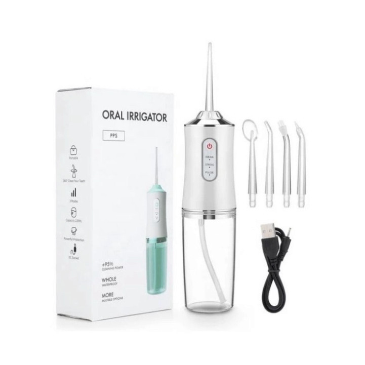 Máy Tăm Nước Cầm Tay Oral Irrigator - MáyTăm Nước Vệ Sinh Răng Miệng Hàng Chính Hãng
