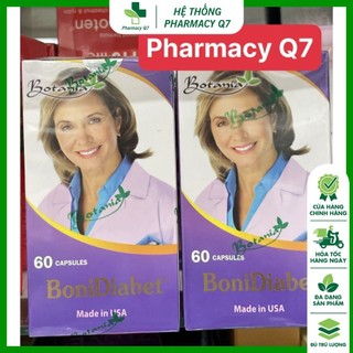 ✅[CHÍNH HÃNG] Mỹ HỘP 60 CÔNG TY BOTANIA : BONIDIABET BONI DIABET USA Boni Diabet