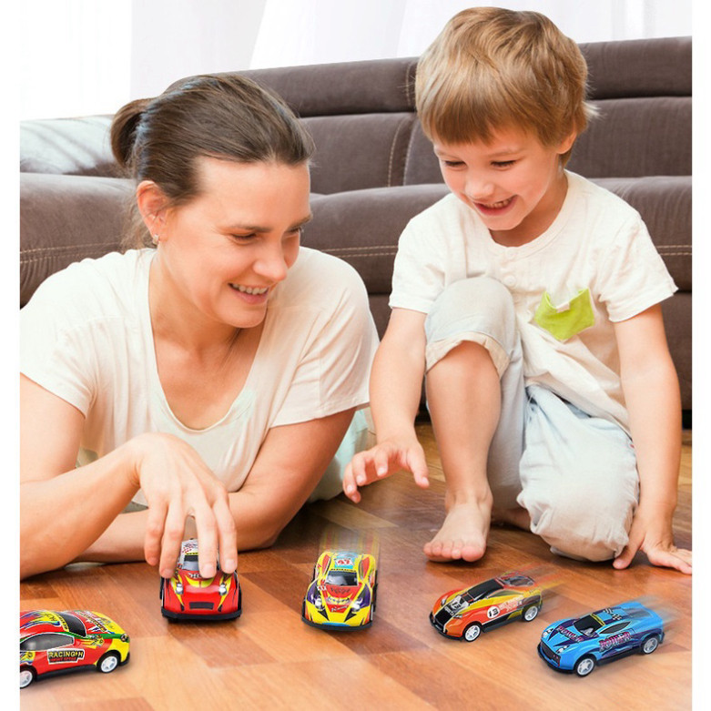 [ComBo] 30 Ô Tô Có Dây Cót Kèm Thùng, Chất Liệu Hợp Kim Phát Triển Trí Tuệ .ĐTBX