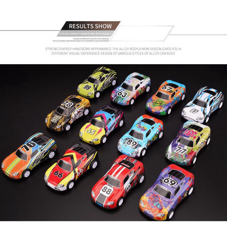 [ComBo] 30 Ô Tô Có Dây Cót Kèm Thùng, Chất Liệu Hợp Kim Phát Triển Trí Tuệ .ĐTBX