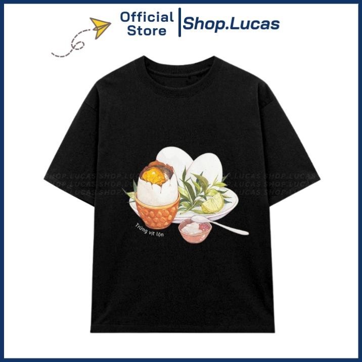 Áo Thun Ẩm Thực Việt Nam TRỨNG VỊT LỘN Unisex Nam Nữ UT