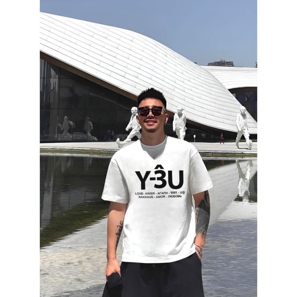 Áo Thun In Chữ YÊU Nhiều Thứ Tiếng Độc Lạ Hài Hước Nam Nữ Unisex Chất Cotton UT