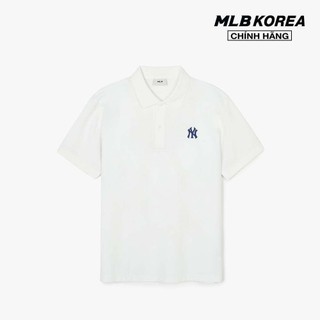 MLB - Áo polo unisex cổ bẻ tay ngắn Basic Comfortable Fit Kara 3APQB0143-50IVS