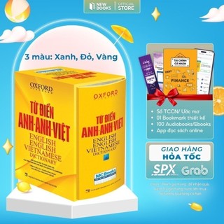Sách - Từ điển Oxford Anh Anh Việt bìa cứng màu vàng xanh đỏ giải nghĩa đầy đủ phong phú MCBooks