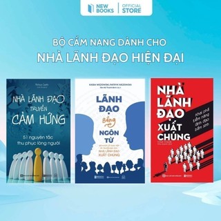 Sách- Combo 3 cuốn lãnh đạo bằng ngôn từ- nhà lãnh đạo truyền cảm hứng- nhà lãnh đạo xuất chúng Bizbooks