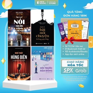 Sách- Tuyệt chiêu nói trước đám đông, Chuẩn bị bài nói chuyện, Nghệ thuật hùng biện, Nghệ thuật nói trước công chúng
