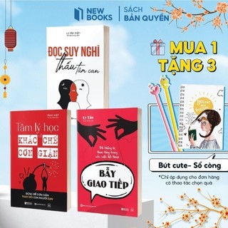 Combo sách tâm lý học về khắc chế cơn giận - bẫy giao tiếp - đọc suy nghĩ, thấu tâm can bizbooks