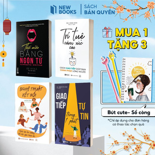 Bộ sách thôi miên bằng ngôn từ, trí tuệ cảm xúc cao, nghệ thuật kết nối, giao tiếp tự tin trong 1 phút - bizbooks