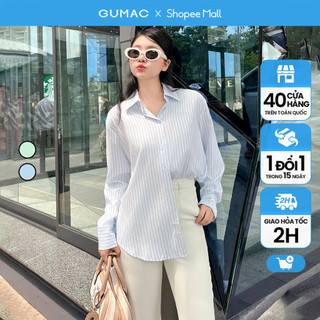 Áo sơ mi sọc thời trang gmorning - gumac yae02006