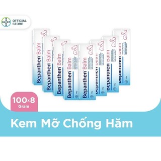 Combo 8 Kem chống hăm Bepanthen Balm dạng kem mỡ 100g/tuýp