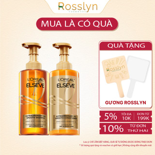 Bộ Gội Xả Dưỡng Tóc Suôn Mượt Cao Cấp L'Oreal Paris Extraordinary Oil Smooth 440ml Rosslyn