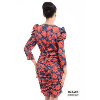 Đầm Dự Tiệc Lụa In 3D Cao Cấp