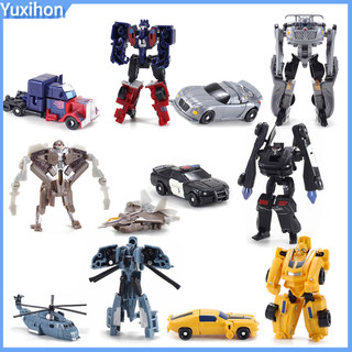 Mô hình đồ chơi xe biến hình rô bốt biến hình mini dành cho các bé
