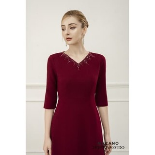 Đầm Ôm Chân Rủ Đính Đá Thủ Công