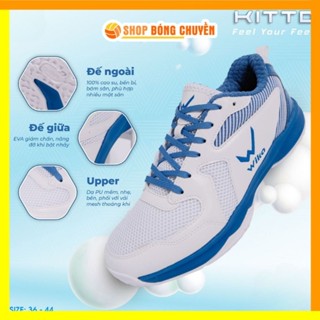 Giầy Cầu Lông, Giày Bóng Chuyền, Giày Pickleball Wika Kitto Chính Hãng, Giày Thể Thao Đa Năng