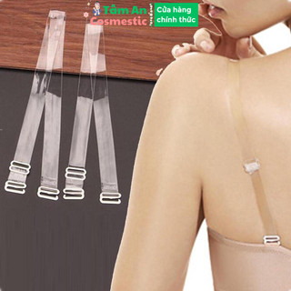 Set 2 dây áo ngực trong suốt, dây áo lót siêu dai, dây áo trong, dây quai áo ngực, dây áo ngực, dây áo lót