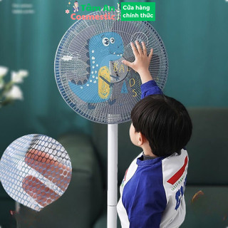 Lưới bọc quạt, vỏ bảo vệ quạt, lưới vải bọc lồng quạt, màng bọc quạt, lưới chắn trùm quạt cho bé, túi bọc quạt