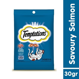 Bánh thưởng cho mèo Temptations vị cá hồi 30g
