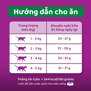 Thức ăn mèo Whiskas túi 480g