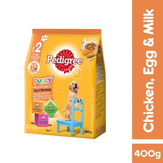 Thức ăn cho chó con dạng hạt Pedigree vị gà & trứng túi 400g