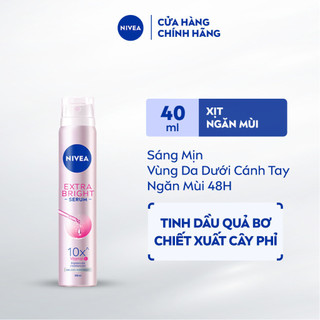 Xịt Ngăn Mùi NIVEA Serum Sáng Mịn 10X Vitamin C (100 ml) - 80020