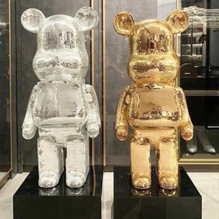  Gấu BearBrick 100cm mô hình tượng gấu BearBrick decor cửa hàng trang trí nhà cửa cửa hàng spa quà tặng đẹp 