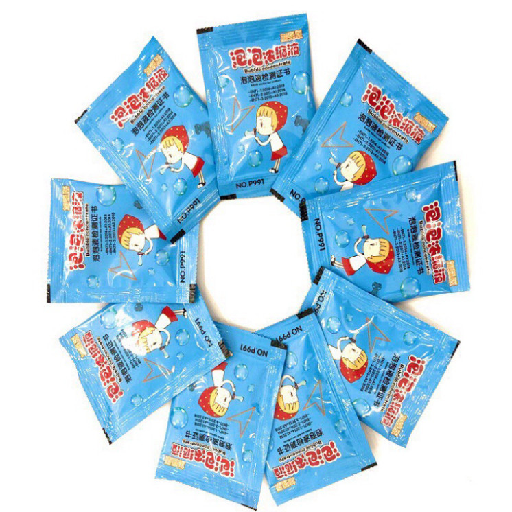 COMBO 3 Gói Nước Pha Bong Bóng Xà Phòng Dành Cho Đồ Chơi Thổi Bóng Của Bé (1429BGN)