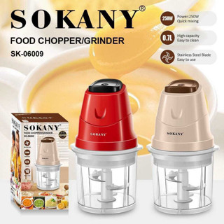 Máy Xay Đa Năng SOKANY Công Suất 200W - Máy Xay Thịt Cá, Nước Đá, Xay Rau Củ