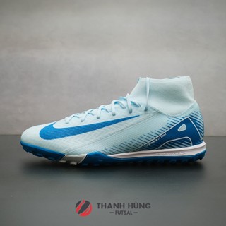 GIÀY ĐÁ BÓNG CHÍNH HÃNG NIKE ZOOM MERCURIAL SUPERFLY 10 ACADEMY TF - FQ8331-400 - XANH LƠ