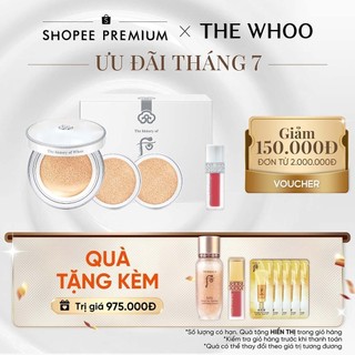 Phấn nước dưỡng trắng Whoo Seol Radiant White Moisture Cushion Foundation (3 lõi x 13g)