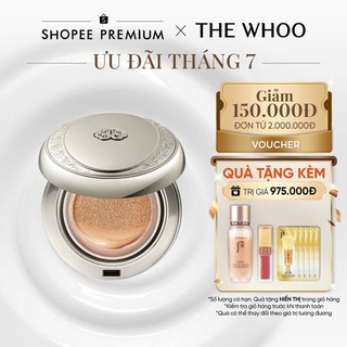 [Tặng kèm 1 lõi 15g] Cushion dưỡng trắng Whoo Seol Radiant White Moisture Cushion Foundation15g