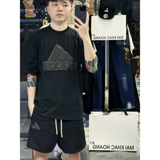 Bộ cộc thể thao ADI.Das 3 màu in nổi chất liệu cotton cao cấp thoáng mát độ hoàn thiện cao-bộ quần áo cộc nam nữ hot2025