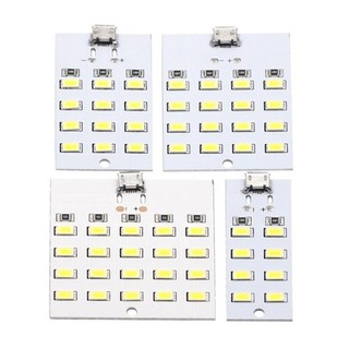 Bảng Mạch 8/12/16/20 Led Siêu Sáng Dùng Nguồn Micro USB 5V chiếu sáng bảng, đèn sàn, đèn ngủ...