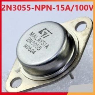 Tran Công Suất Ngược NPN 2N3055 TO-3 15A/100V - Sò Sắt Malaysia