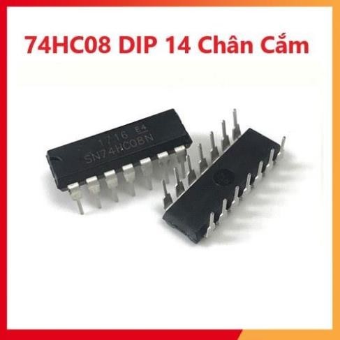 74HC08 Dip 14 Chân Cắm HC08 7408