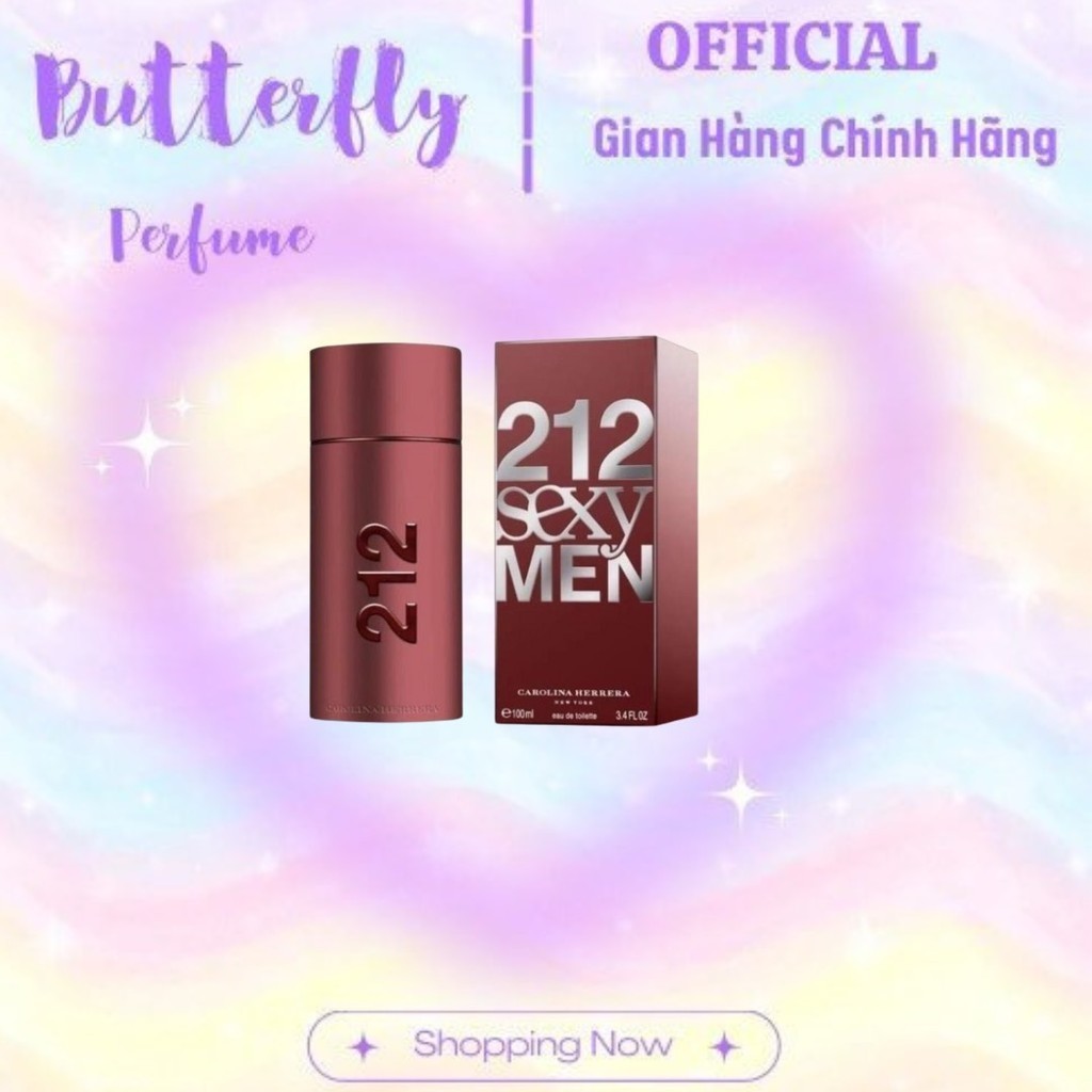 Nước Hoa Nam 212 Sexy Men Chiết 10ml Chính Hãng - (FULL HỘP)