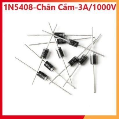 Gói 10 con 1N5408 - Diode Chỉnh Lưu 3A/1000V IN5408 Chân Cắm DIP 5408